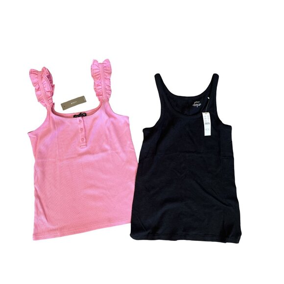 J. Crew Tops - NWT J.Crew Henley & Scoopneck Tank Top Bundle S